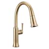 Delta Eldridge Single Handle Pull-Down Kitchen Faucet in Champagne Bronze, 19842-CZ-DST, MRSP: $413.35, FINAL PRICE: $ + TAX