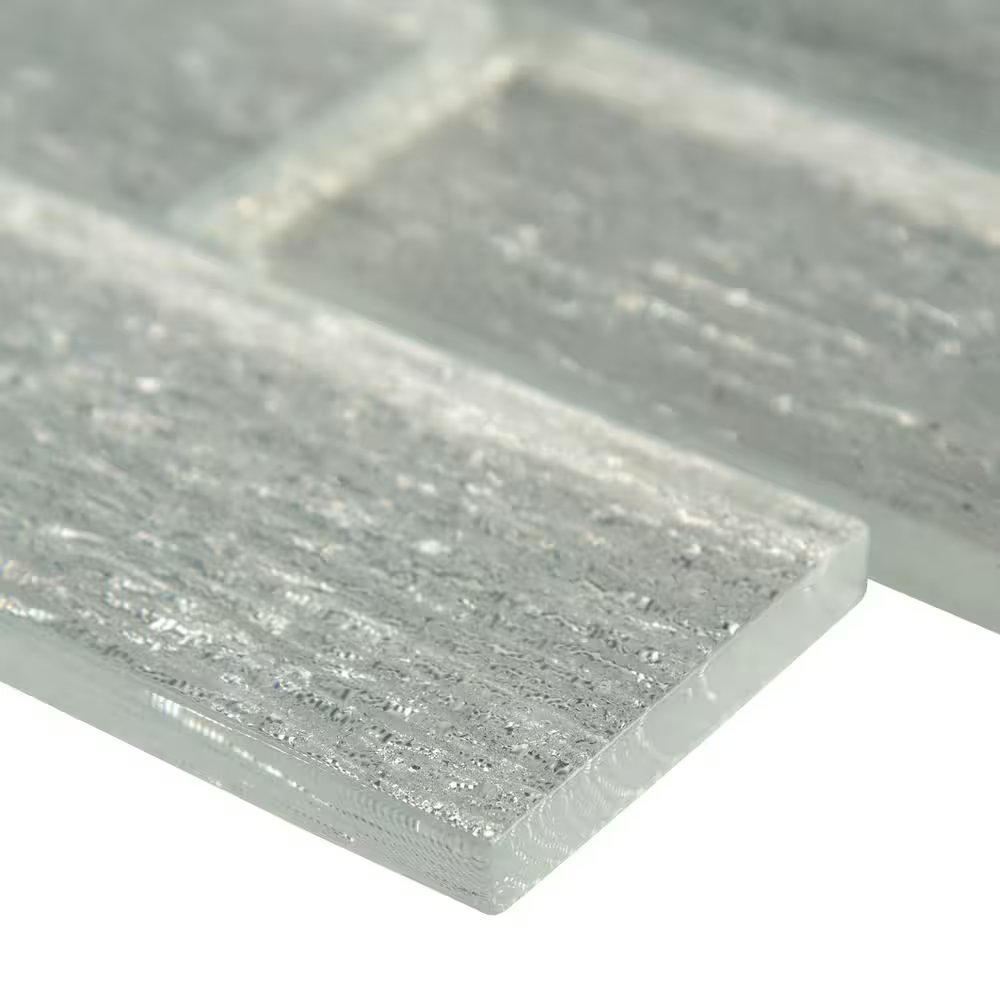 Chilcott Bright Subway 12x12 Glass Mesh-Mounted Mosaic Wall Tile, SMOT-GLSST-CHIBRI8MM, 9.7sf, 10 pcs, mm, 35 lbs, FINAL PRICE: $6.99/sf, $69.90/box + Tax