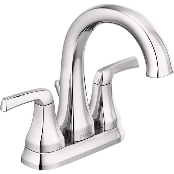 Delta Portwood Two Handle Centerset Bathroom Faucet in Chrome, 25770LF, MRSP: $159.45, FINAL PRICE: $ + TAX