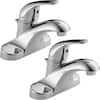 Delta Foundations Single Handle Centerset Bathroom Faucet in Chrome, B510LF-PPU-ECO2, MRSP: $133.3, FINAL PRICE: $ + TAX