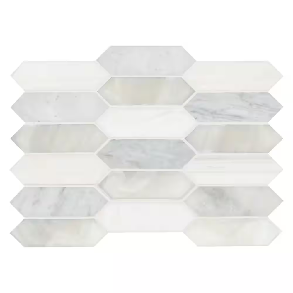 Cienega Springs Picket 10x14 Marble/Glass Mesh-Mounted Mosaic, SMOT-SGLSPK-CIESPR6MM, 14.4sf, 15 pcs, 50 lbs, FINAL PRICE: $11.99/pc, $179.85/box + Tax