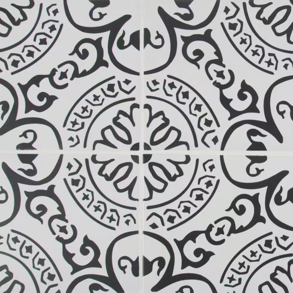 Encaustic Cigno 8x8 Matte Subway Porcelain Patterned Look Floor and Wall Tile, NHDCIG8X8, 14mm, 12pcs, 36 lbs, 5.16sf, Retail: $2.99sf // $15.93 bx, FINAL PRICE: $1.79sf // $9.24 bx + Tax