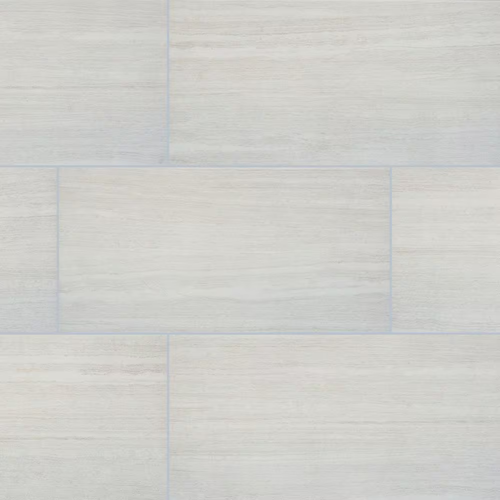 Classico Blanco 12x24 Matte Porcelain Floor and Wall Tile, NHDCLASBLA1224, 9.9mm, 8pcs, 71 lbs, 16sf, Retail: $1.39/sf, FINAL PRICE: $0.99/sf, $15.84 + Tax