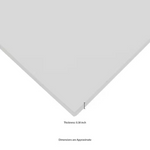 Cliff White 12x24 Matte White Porcelain Floor and Wall Tile, NHDCLIWHI1224-N, 14sf, 7 pcs, 9.7mm, 8 lbs, FINAL PRICE: $1.29/sf, $18.06/box + Tax