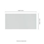 Cliff White 12x24 Matte White Porcelain Floor and Wall Tile, NHDCLIWHI1224-N, 14sf, 7 pcs, 9.7mm, 8 lbs, FINAL PRICE: $1.29/sf, $18.06/box + Tax