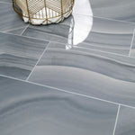 Coastal Blue Glossy 12x24 Mosaic, 16sf, 8pcs, 50lbs, FINAL PRICE: $1.29/sf, $20.64/bx + Tax