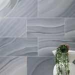 Coastal Blue Glossy 12x24 Mosaic, 16sf, 8pcs, 50lbs, FINAL PRICE: $1.29/sf, $20.64/bx + Tax