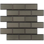 **PER PC** Crisson Bevel Subway 12x12 Mosaic,  Retail: $14.99/pc, 20 sf/bx, 20pcs/bx, 43 lbs/bx, FINAL PRICE: $5.99/sf, $119.80/ Box + TAX