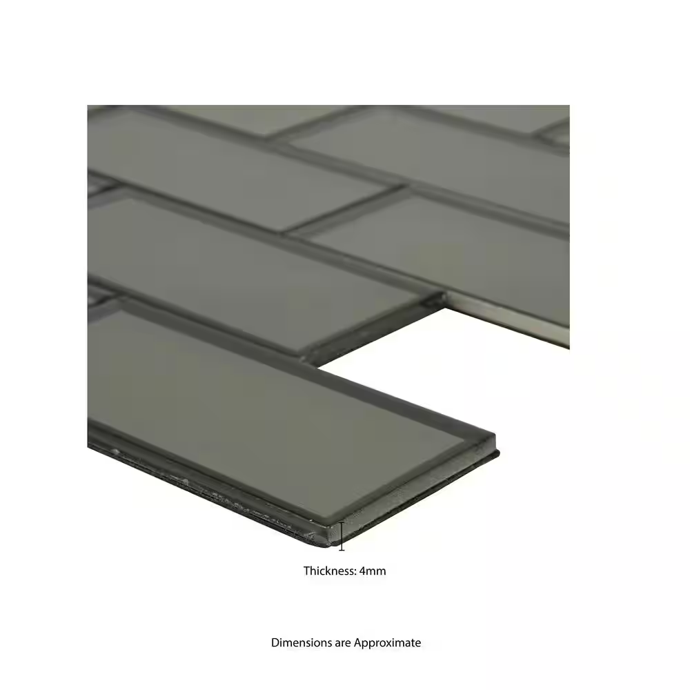 **PER PC** Crisson Bevel Subway 12x12 Mosaic,  Retail: $14.99/pc, 20 sf/bx, 20pcs/bx, 43 lbs/bx, FINAL PRICE: $5.99/sf, $119.80/ Box + TAX