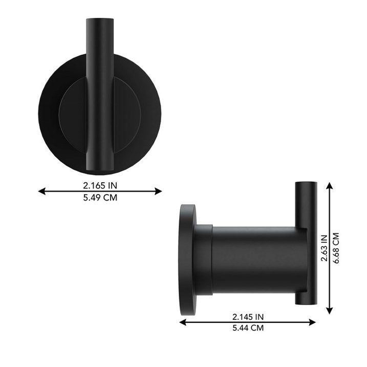 Ellen DeGeneres Tossana Robe Hook – Matte Black, 2014ATH-122, FINAL PRICE: $14.99 + Tax