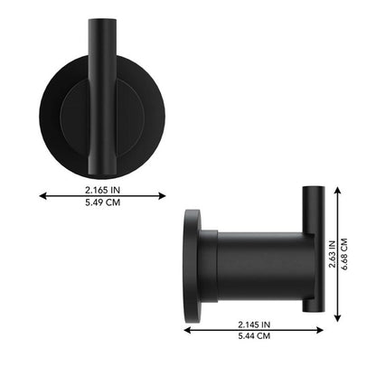 Ellen DeGeneres Tossana Robe Hook – Matte Black, 2014ATH-122, FINAL PRICE: $14.99 + Tax