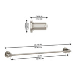 Ellen DeGeneres Tossana 24-in Towel Bar – Brushed Nickel, 2014ATB-24-113, FINAL PRICE: $15.99 + Tax