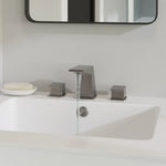 Swiss Madison Carre Widespread Faucet in Brushed Nickel, SM-BF32BN, MSRP: $271.48, FINAL  PRICE: $89.99 + TAX