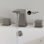Swiss Madison Carre Widespread Faucet in Brushed Nickel, SM-BF32BN, MSRP: $271.48, FINAL  PRICE: $89.99 + TAX