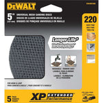 DeWalt 5" Universal Mesh Sanding Discs