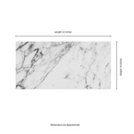 Donatello 16x32 Polished Porcelain Marble Look Floor and Wall Tile, NHDDONA1632P-N, 14.2sf, 4 pcs, 9.14mm, 56 lbs, FINAL PRICE: $1.49/sf, $21.16/box + Tax