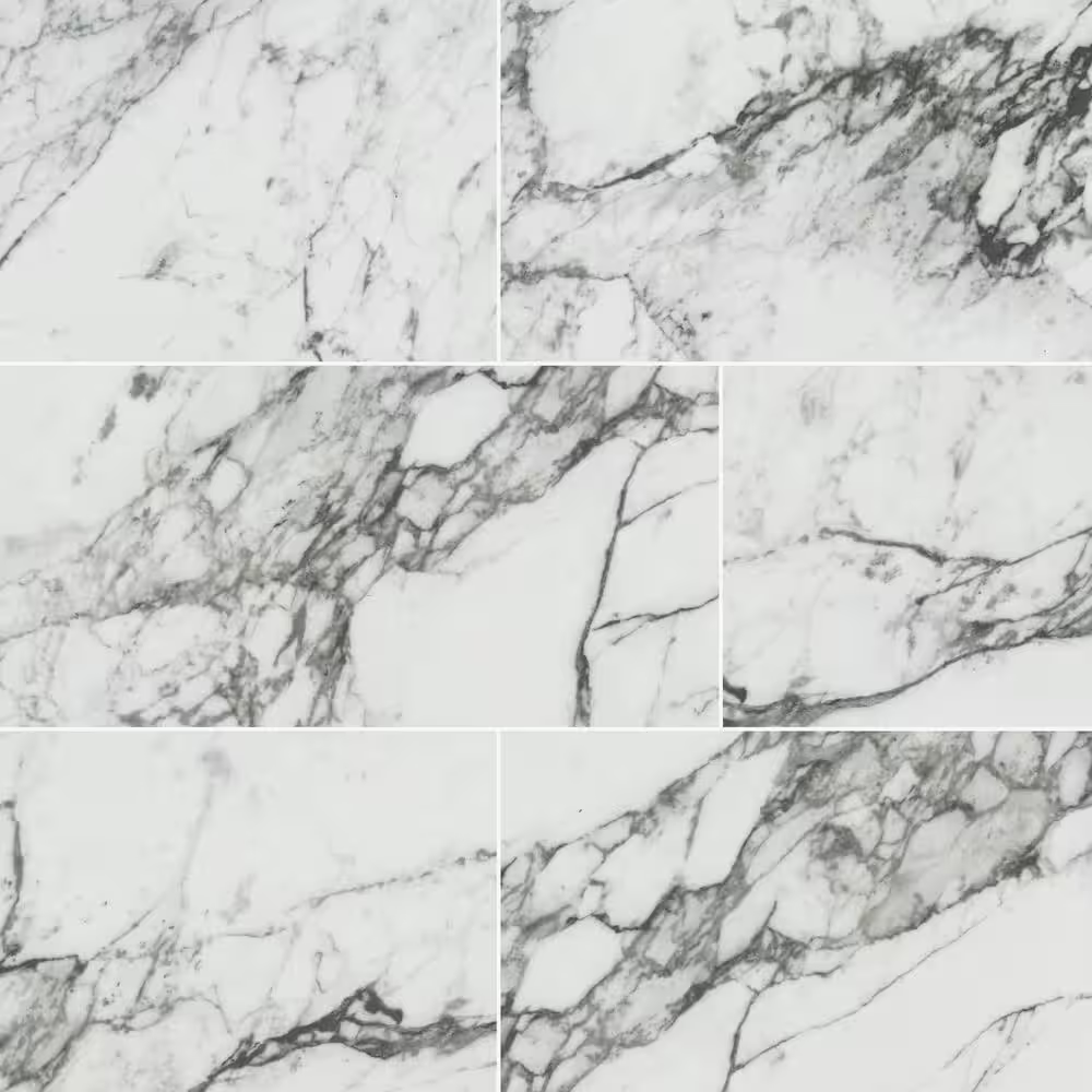 Donatello 16x32 Polished Porcelain Marble Look Floor and Wall Tile, NHDDONA1632P-N, 14.2sf, 4 pcs, 9.14mm, 56 lbs, FINAL PRICE: $1.49/sf, $21.16/box + Tax