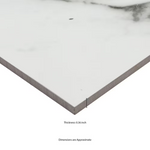 Donatello 16x32 Polished Porcelain Marble Look Floor and Wall Tile, NHDDONA1632P-N, 14.2sf, 4 pcs, 9.14mm, 56 lbs, FINAL PRICE: $1.49/sf, $21.16/box + Tax