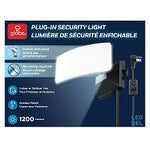 Globe 1200-Lumen 10.5-Watt Plug-in LED Outdoor Floodlight