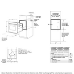 GE Profile 30-in Smart Compatible Single Electric Wall Oven with Air Fry True Convection and Self + Steam Cleaning (Stainless Steel), PTS7000SNSS *HD2507, Retail: $3,499.00, FINAL PRICE: $1,199.99 + TAX