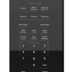 GE 2.2-cu ft 1100 -Watt Countertop Microwave ( Stainless )
