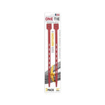 ONE-TIE Cable Tie Down Strap, Red, 14-in., 2-pk.