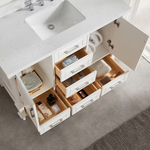 Haven 48-Inch Single Sink Vanity in White with Artificial Marble Countertop, HAVEN7048A-WH, FINAL PRICE: $999.99 + TAX