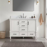 Haven 48-Inch Single Sink Vanity in White with Artificial Marble Countertop, HAVEN7048A-WH, FINAL PRICE: $999.99 + TAX