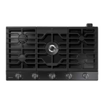 Samsung 36-in 5 burners Black Stainless Steel Gas Cooktop (Griddle Included), NA36N6555TG *JR2510, Retail: $1,849.00, FINAL PRICE: $799.99 + TAX