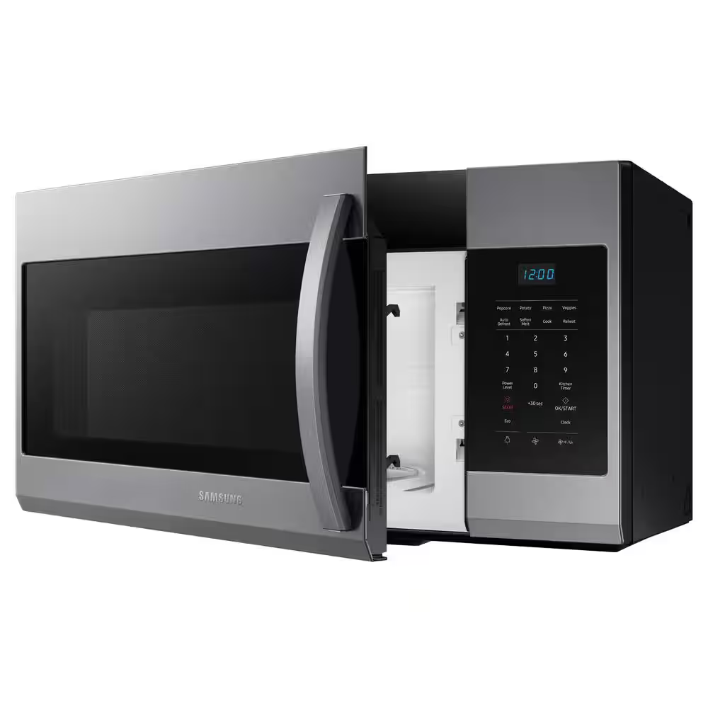 Samsung 1.7-cu ft 30-in Over-the-Range Microwave (Fingerprint Resistant Stainless Steel), ME17R7021ES *JR2512, Retail: $319.00, FINAL PRICE: $179.99 + TAX