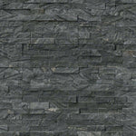 Glacial Black Natural  6x24 Ledger Panel Travertine Wall Tile, LPNLMGLABLK624, 6sf, 6 pcs, 19.05mm, 54 lbs, FINAL PRICE: $4.99/sf, $29.94/box + Tax
