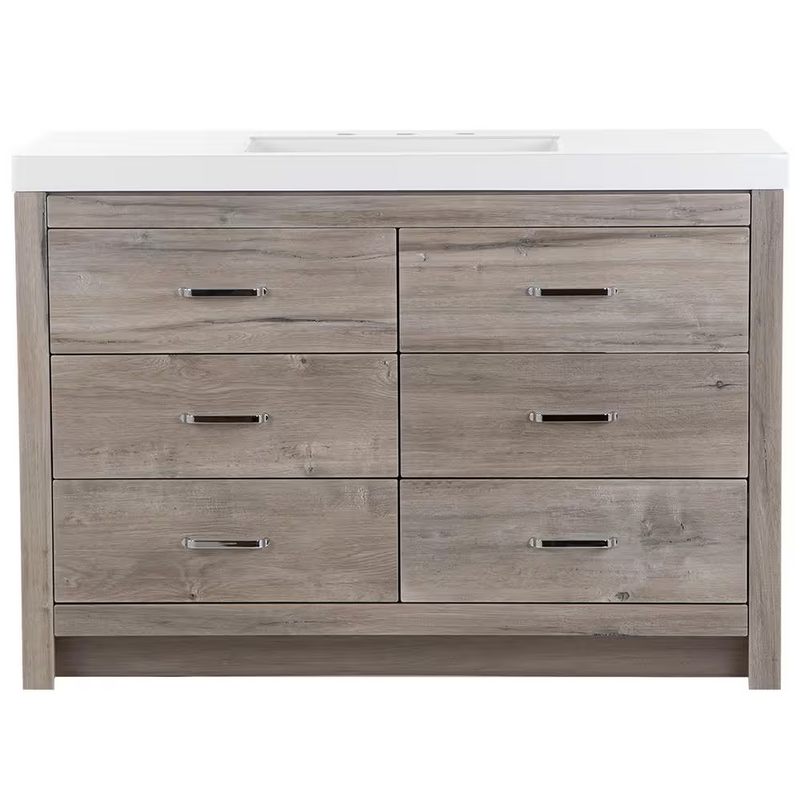 Glacier Bay Woodbrook 48-in Single Sink Bathroom Vanity, WB48P2-DO, MSRP: $1,146.00, Final Price: $599.99, CLEARANCE: $399.99 + Tax