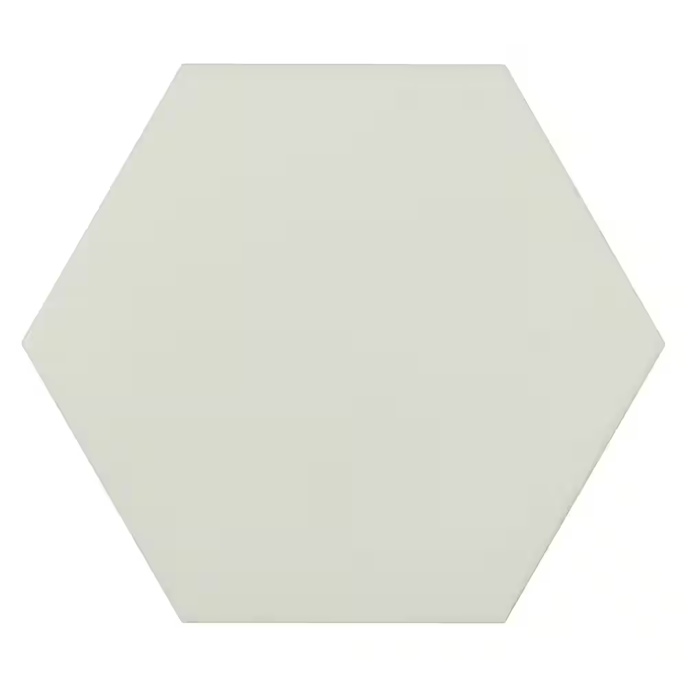 Glassel Bianco Hexagon 9x10.5 Matte Subway Porcelain Floor and Wall Tile, NHDGLABIA9X10HX, 6.35mm, 14pcs, 35 lbs, 6.89sf, Retail: $2.99sf // $20.59 bx, FINAL PRICE: $1.99/sf, $13.71/bx + Tax