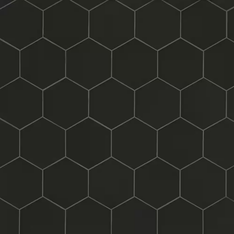 HD Glassel Nero Hexagon 9x10.5 Matte Porcelain Subway Tile, NHDGLNE9X10.5HX, 6.35mm, 14pcs, 35.80 lbs, 6.89sf, Retail: $2.99sf // $20.59 bx, FINAL PRICE: $1.99/pc, $13.71/bx + Tax