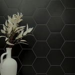 HD Glassel Nero Hexagon 9x10.5 Matte Porcelain Subway Tile, NHDGLNE9X10.5HX, 6.35mm, 14pcs, 35.80 lbs, 6.89sf, Retail: $2.99sf // $20.59 bx, FINAL PRICE: $1.99/pc, $13.71/bx + Tax