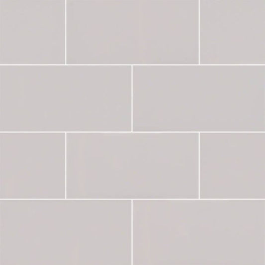 Vitruvian Light Gray Gloss Subway Tile 3x6, 80pcs/box 10.12/sf MSRP: $42.40/BOX SPECIAL DISCOUNT!!! Loc: MT11-B