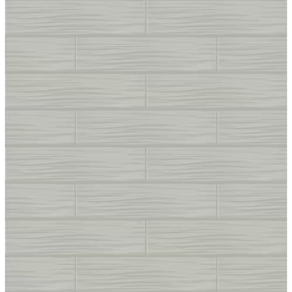 Gray Riptide 4x16 Matte Subway Ceramic Wall Tile, NHDGRARIP4X16, 6.3mm, 40pcs, 49.6 lbs, 17.76sf, Retail: $1.80sf // $31.99 bx, FINAL PRICE: $0.99/sf, $17.58/bx + Tax