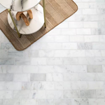 Greecian White 3x6 Polished White Marble Subway Floor and Wall Tile, THDW1-T-GRE-3x6, 1sf, 8 pcs, 10mm, 6 lbs, FINAL PRICE: $3.99/sf, $3.99/box + Tax