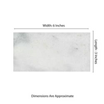 Greecian White 3x6 Polished White Marble Subway Floor and Wall Tile, THDW1-T-GRE-3x6, 1sf, 8 pcs, 10mm, 6 lbs, FINAL PRICE: $3.99/sf, $3.99/box + Tax