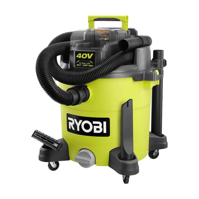 RYOBI 40V 10 Gal. Cordless Wet/Dry Vacuum (TOOL ONLY), RY40WD01B, *HD24, MSRP: $199 [FB022] - FINAL: $119.99 + Tax