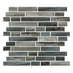 **PER PC** Grigio Lagoon Interlocking 12x12  Mosaic, 9.7sf, 10 pcs, 35 lbs, FINAL PRICE: $4.99/pc, $49.90/box + Tax