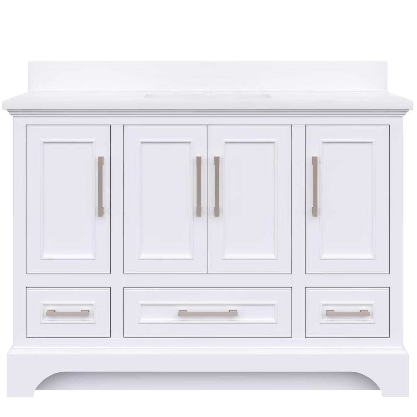 Home Decorators Lareda 48-in White Undermount Single Sink Vanity with White Engineered Stone Top, 3206VA-48-201-901-UM, FINAL PRICE: $499.99 + Tax