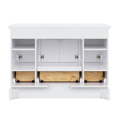 Home Decorators Lareda 48-in White Undermount Single Sink Vanity with White Engineered Stone Top, 3206VA-48-201-901-UM, FINAL PRICE: $499.99 + Tax