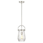 ST. CLARE 1 Light MINI PENDANT *LQ*, 7-9281-1-109, MSRP: $118.00, WHOLESALE: $59.00, Loc: RUG-2, Final: $21.00, Clearance!