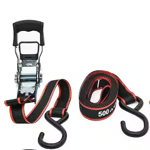 Husky 12 ft. x 1 in. Ratchet Straps with S-Hook (Tie-Down), FINAL PRICE: $5.00 + Tax