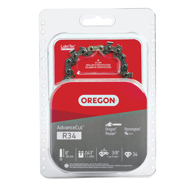 Oregon 8-in Replacement Chainsaw Chain R34