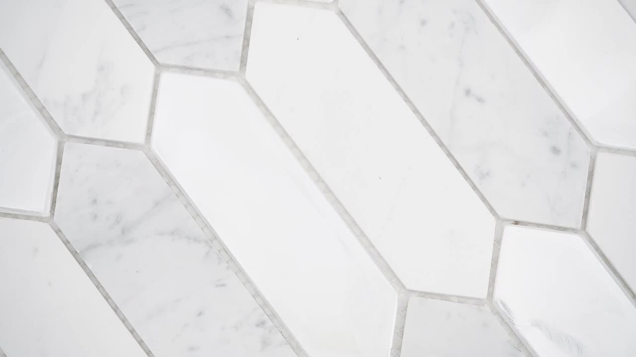 Cienega Springs Picket 10x14 Marble/Glass Mesh-Mounted Mosaic, SMOT-SGLSPK-CIESPR6MM, 14.4sf, 15 pcs, 50 lbs, FINAL PRICE: $11.99/pc, $179.85/box + Tax