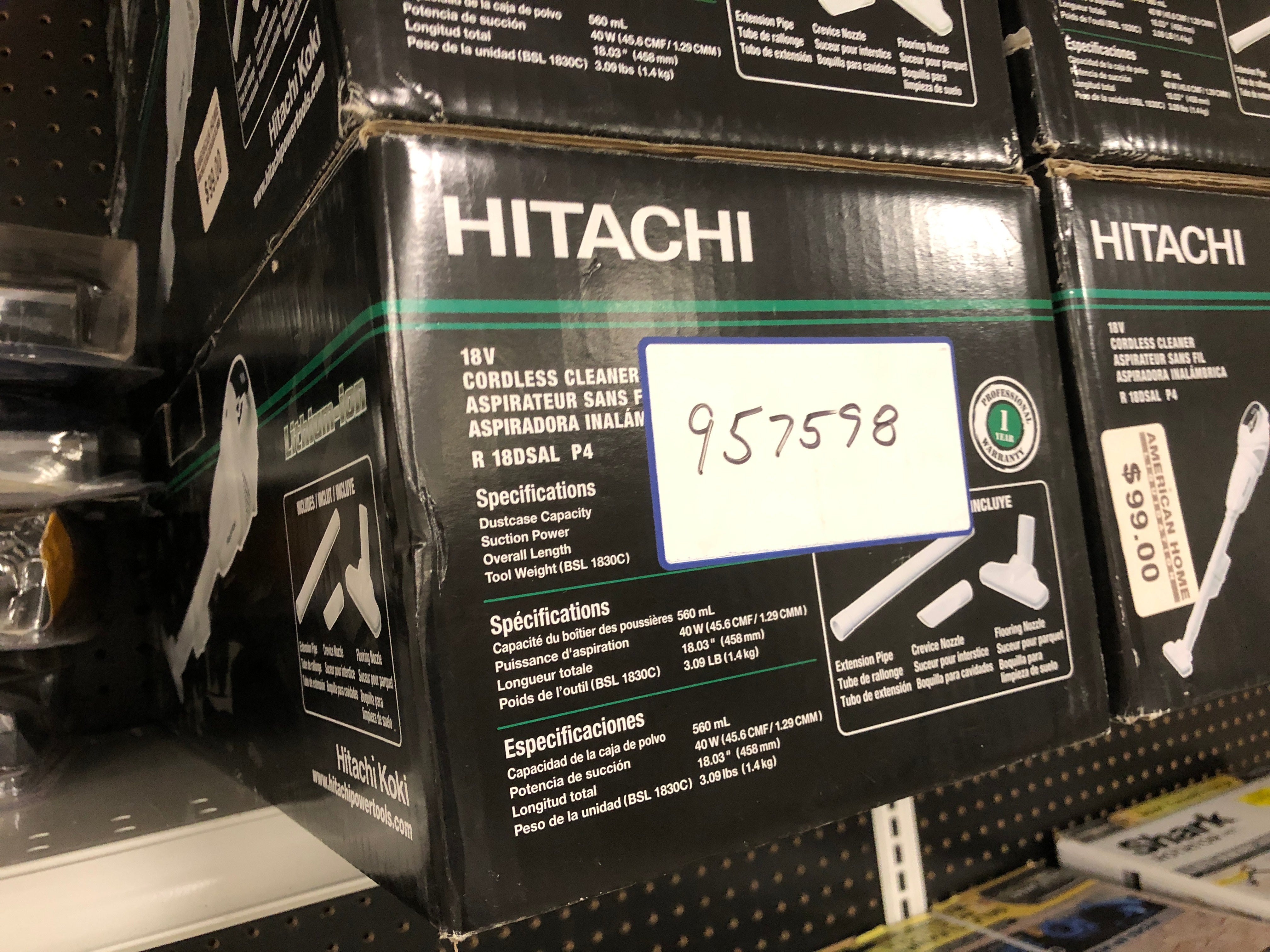 Hitachi 18 volt best sale