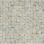 **PER PCS** Ivory Iridescent  12x12 Mosaic, SMOT-GLS-IIV4MM, 4mm, 20pcs, 40 lbs, 10sf, Retail: $4.99/pc, FINAL PRICE: $2.69/pc + Tax