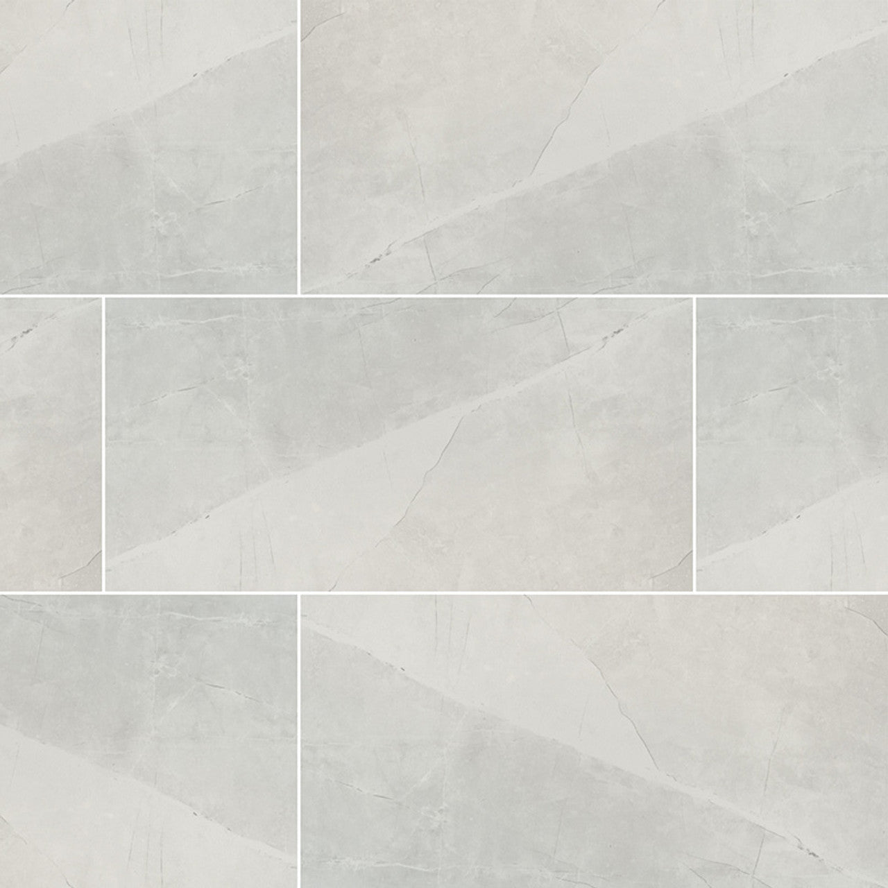 Sande Ivory 24x24 Polished Ceramic Marble Look Floor and Wall Tile,, 16sf, 4 pcs, 10mm, 62 lbs, FINAL PRICE: $1.29/sf, $20.64/box + Tax